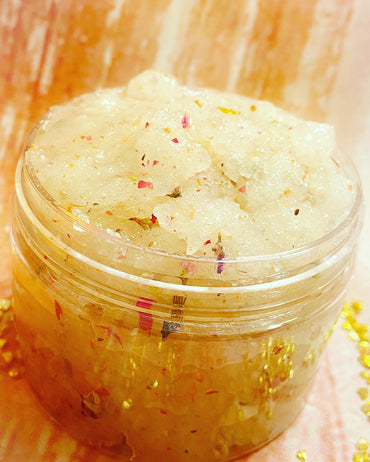Glowing body scrub